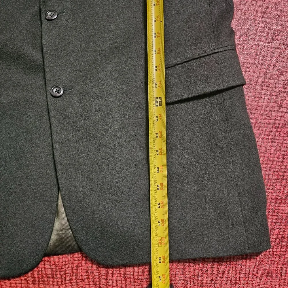 Jos A Bank‎ Cashmere Gordon Blazer 44L Dark Green Sport Coat Gentleman Academia